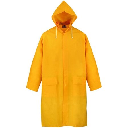 DIAMONDBACK Coat Rain W/Hood Yellow Xxlrg PY-800XXL
